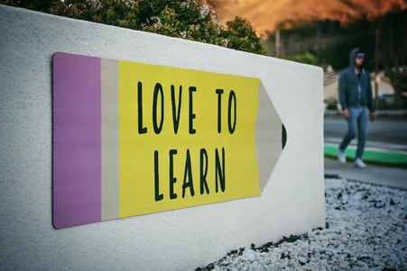 You never stop learning